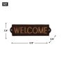 WELCOME CAST IRON SIGN