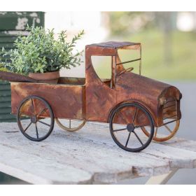 Vintage Rusty Pickup Truck Planter - Farmhouse Decor for Garden or Home