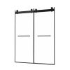 Frameless Double Sliding Shower, 69" - 72" Width, 79" Height, 3/8" (10 mm) Clear Tempered Glass, , Designed for Smooth Door with Clear Tempered Glass