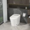 One Piece Smart Toilet With Built-In Bidet, 1.28 GPF Bidet Toilet With Heated Seat Warm Wash, Elongated Bidet Toilet With Self-Clean, Auto Sensor Flus