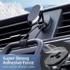 Magnetic Phone Holder For Car, Dashboard Car Phone Holder Mount Magnetic Stainless Steel Car Phone Holder - Dashboard Mount, Water-resistant, Rotatabl