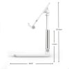 1 Pc Phone Stand For Desk; Foldable Portable Adjustable Tablet Cell Phone Holder Charging Dock Cellphone Holder Office; Sturdy Mobile Stand Hand Metal