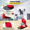 VEVOR Button Maker 58mm Badge Maker Machine 2.28 inch Badge Punch Press Pin Button Maker with Free 500 Pcs Button Parts and Circle Cutter (500pcs,58mm