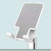 1 Pc Phone Stand For Desk; Foldable Portable Adjustable Tablet Cell Phone Holder Charging Dock Cellphone Holder Office; Sturdy Mobile Stand Hand Metal