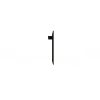 Manhattan Comfort Tribeca 35.43 Mid-Century Modern TV Panel with Overhead Decor Shelf in Black