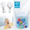 Suction Hooks Powerful Vacuum Suction Cup Hooks- Heavy Duty for Shower Waterproof Suction Hanger for Bathroom Kitchen Towel, Robe, Loofah Removable an