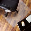 Direct Wicker Office Chair Mat for Hard Floor (30 "X 48" Rectangle), Transparent PVC Material