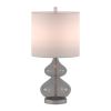 Ellipse Curved Glass Table Lamp, Set of 2