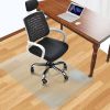 Direct Wicker Office Chair Mat for Hard Floor (30 "X 48" Rectangle), Transparent PVC Material