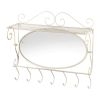 MIRRORED WALL SHELF