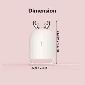 1pc Mini Humidifier; Home Humidifier; Bedroom Humidifier (Color: White)