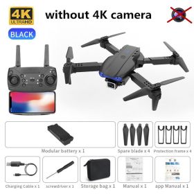 new K3 drone 4K HD dual camera foldable height keeps drone WiFi FPV 1080p real-time transmission RC Quadcopter toy PK sg906 pro (Ships From: China, Color: black No camera)