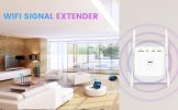 WiFi Extender - 5G WiFi Repeater Internet Booster with Ethernet Port - 1200Mbps WPS WiFi Extenders Signal Booster for Home - Covers 4000sq.ft 35 Devic