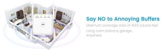 WiFi Extender - 5G WiFi Repeater Internet Booster with Ethernet Port - 1200Mbps WPS WiFi Extenders Signal Booster for Home - Covers 4000sq.ft 35 Devic