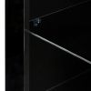 Modern contracted LED TV Cabinet with Storage Drawers,4 Storage Cabinet with Open Shelves for Living Room Bedroom