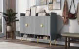 Shoe Cabinet with Doors, 11-Tier Shoe Storage Cabinet with Adjustable Shelves, Modern Wooden Shoes Shoe Storage Organizer for Entryway, Living Room, H