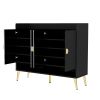Shoe Cabinet with Doors, 11-Tier Shoe Storage Cabinet with Adjustable Shelves, Modern Wooden Shoes Shoe Storage Organizer for Entryway, Living Room, H
