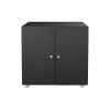 Office furniture Copier Cabinet white 2 door steel copier stand mobile pedestal file Printer Stand