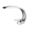 Bathroom Sink Faucet, Unique Design Single Handle Single Hole Lavatory Faucet