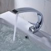 Bathroom Sink Faucet, Unique Design Single Handle Single Hole Lavatory Faucet
