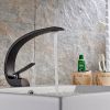 Bathroom Sink Faucet, Unique Design Single Handle Single Hole Lavatory Faucet