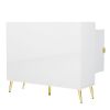 Shoe Cabinet with Doors, 11-Tier Shoe Storage Cabinet with Adjustable Shelves, Modern Wooden Shoes Shoe Storage Organizer for Entryway, Living Room, H