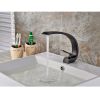 Bathroom Sink Faucet, Unique Design Single Handle Single Hole Lavatory Faucet