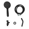 4.7in. 7 Modes Spray ABS High Pressure Handheld Shower Head with Stainless Steel Shower Hose