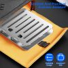 Laptop Stand Riser Stepless Angle Adjustable Ergonomic Notebook Holder Heat Dissipation Notebook Elevator for Laptop Tablet Drawing Board up to 15.6in