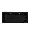 Modern contracted LED TV Cabinet with Storage Drawers,4 Storage Cabinet with Open Shelves for Living Room Bedroom