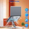 Laptop Stand Riser Stepless Angle Adjustable Ergonomic Notebook Holder Heat Dissipation Notebook Elevator for Laptop Tablet Drawing Board up to 15.6in