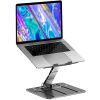 Laptop Stand Riser Stepless Angle Adjustable Ergonomic Notebook Holder Heat Dissipation Notebook Elevator for Laptop Tablet Drawing Board up to 15.6in