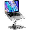 Laptop Stand Riser Stepless Angle Adjustable Ergonomic Notebook Holder Heat Dissipation Notebook Elevator for Laptop Tablet Drawing Board up to 15.6in
